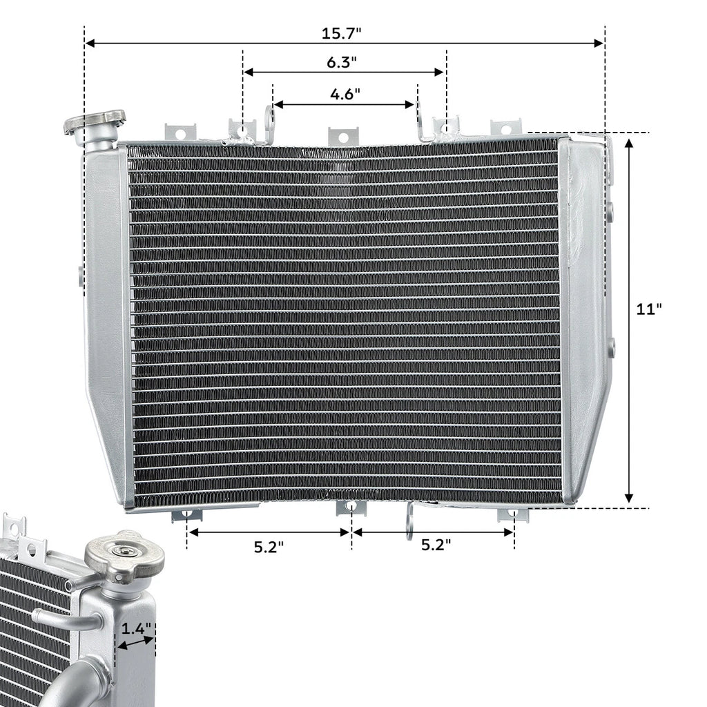 Radiator Cooler for Kawasaki Ninja ZX10R (2004–2005)