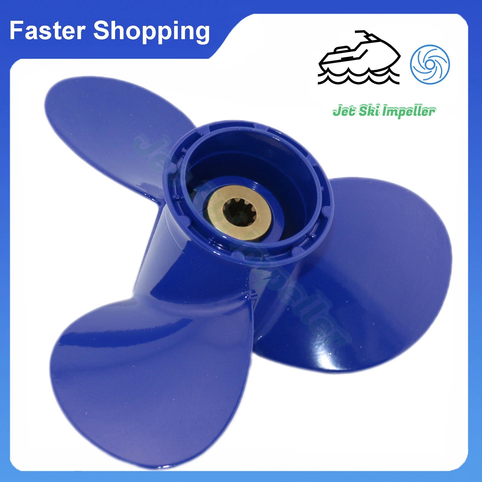 9.25x9 Boat Propeller for Suzuki Outboard DF 8-20HP (OEM)