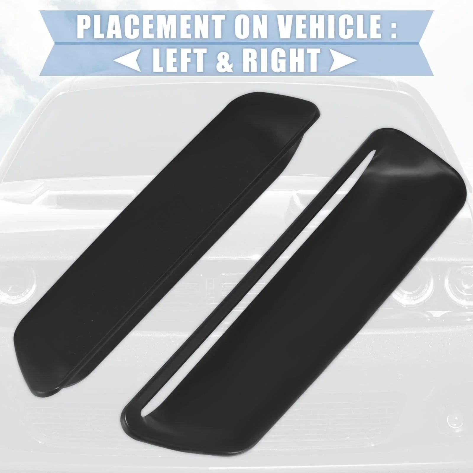 Engine Hood Air Conditioner Outlet Cover Trim for Dodge Challenger (2015-2023)