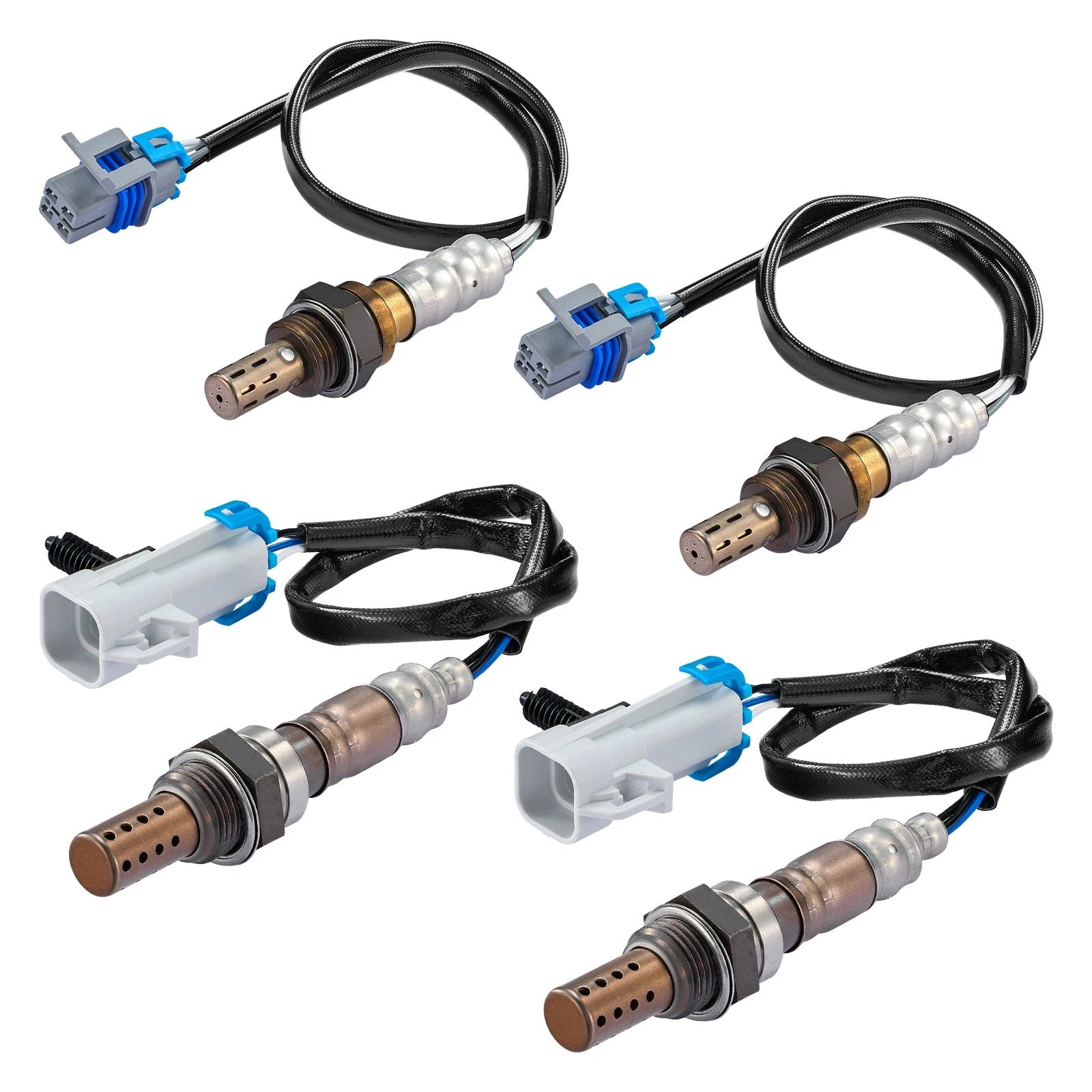 4X O2 Oxygen Sensor for Chevy Suburban 1500 5.3L (2003–2005, 2008–2014)