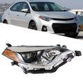 Headlight Assembly for Toyota Corolla (2014–2016) RH Passenger Side Halogen