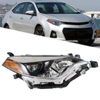Headlight Assembly for Toyota Corolla (2014–2016) RH Passenger Side Halogen