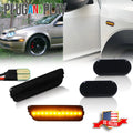 Set of 4 Smoke Amber LED Side Marker Lamps for VW MK4 Golf GTI R32 Jetta (1999–2006)