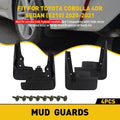 4X Mud Splash Flaps Guards for Toyota Corolla (2020–2021)