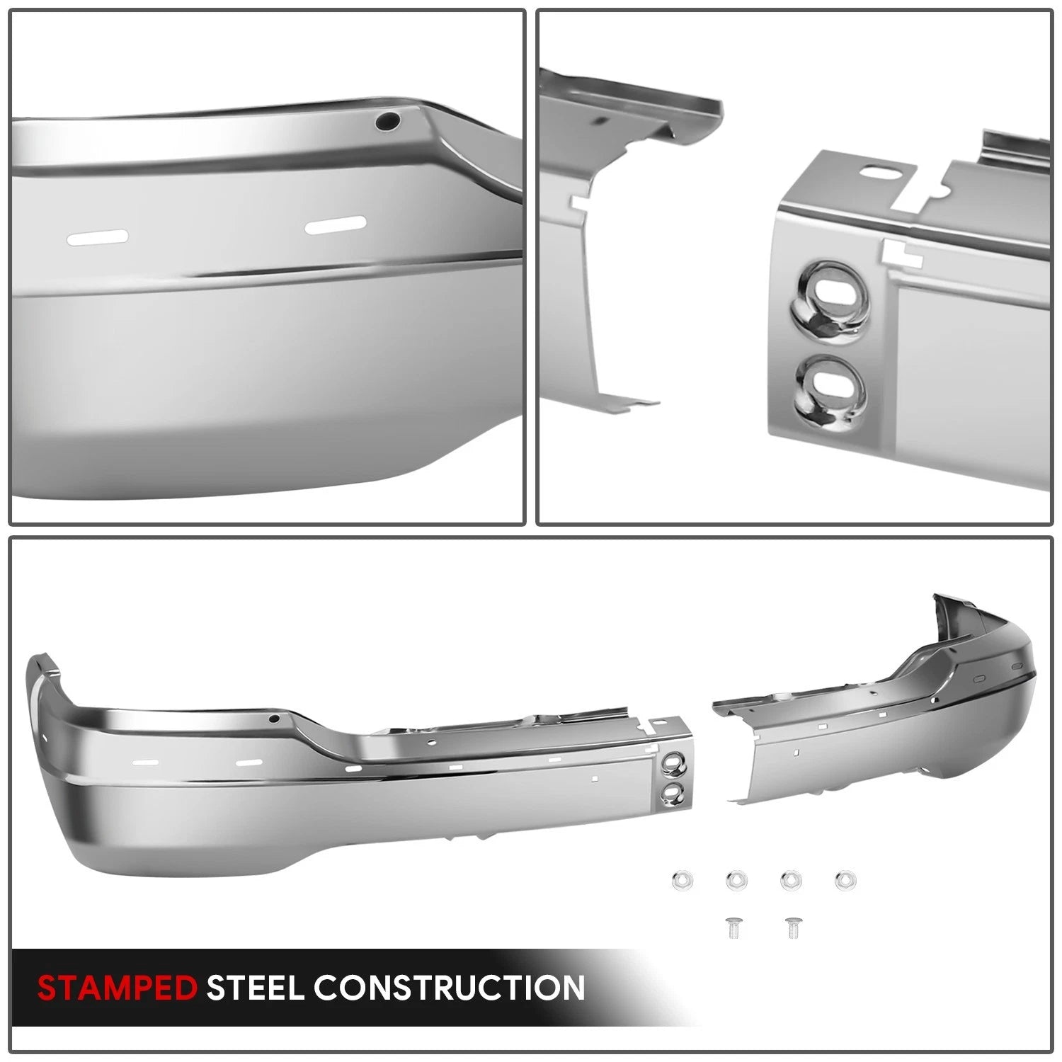 Chrome Steel Front Bumper Face Bar for GMC Sierra Yukon (1999–2006)