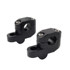 Offset Handlebar Clamp Mount Riser for Honda Suzuki Yamaha Kawasaki (7/822mm)