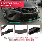 Front Bumper Lip Splitter for Toyota Camry (2018-2020) Gloss Black