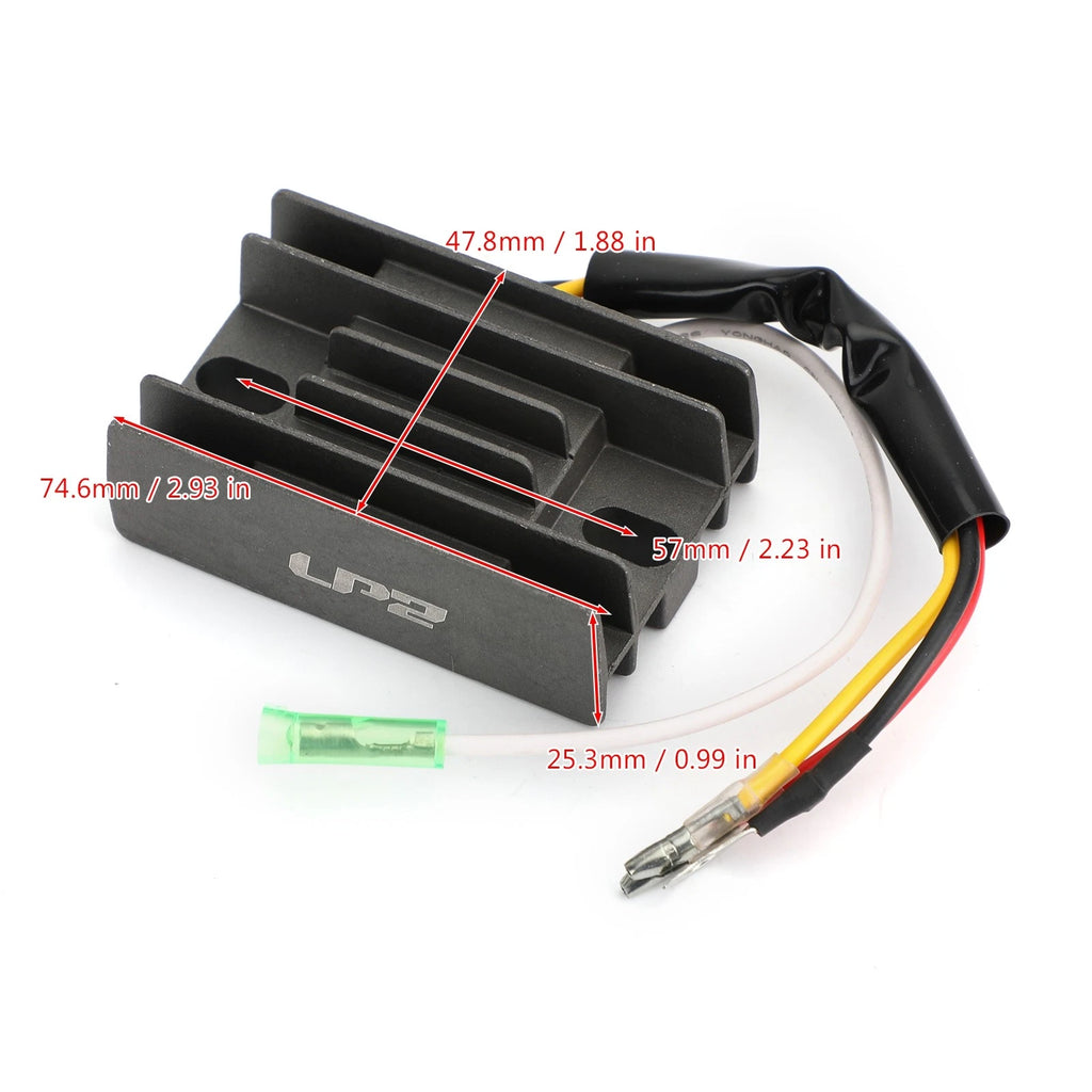 Rectifier / Regulator for Suzuki DF9.9B, DF15A, DF20A (1999–2006) 32801-94J00 32800-94J10