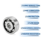 6300 Deep Groove Ball Bearing for Scooter Skateboard Wheel (10x35x11mm)
