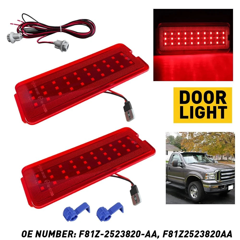 Set of 2 LED Interior Door Panel Lights for Ford F250 F350 (1999–2007)