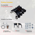 Engine Intake Manifold with Thermostat & Gaskets for Ford Lincoln Mercury (1996-2010)