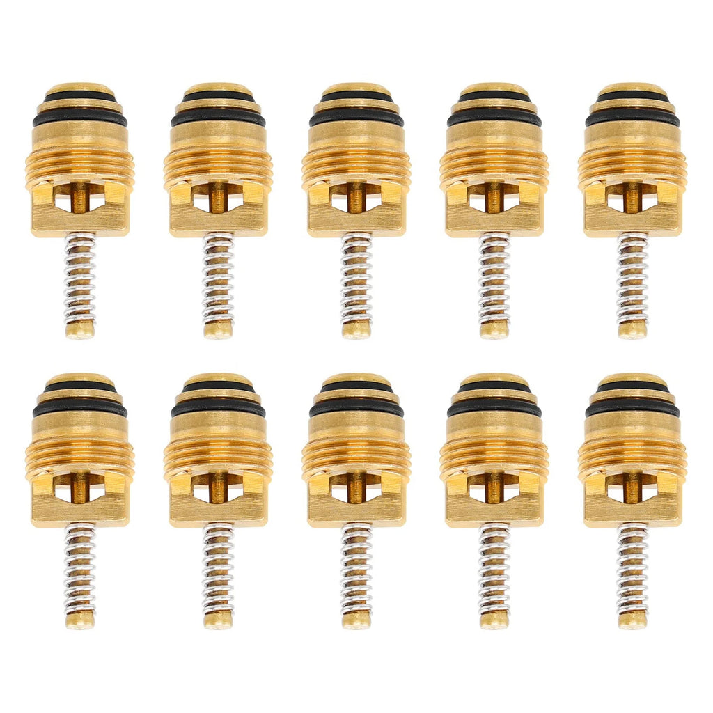 10X A/C Schrader Valve Core for Ford GM Chrysler (59356, 10245619)