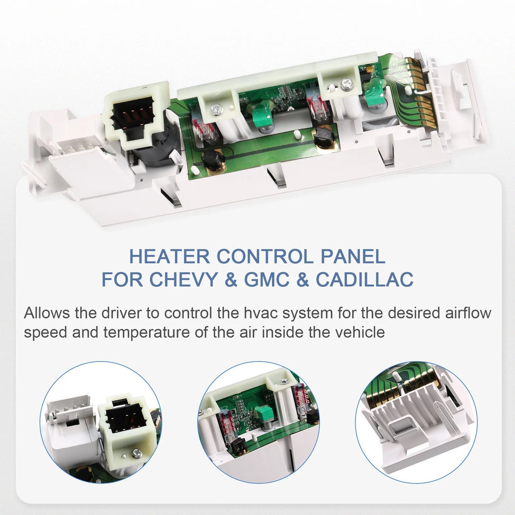 A/C Heater Control Panel for GMC Suburban Yukon Chevy Tahoe (1992–1999)