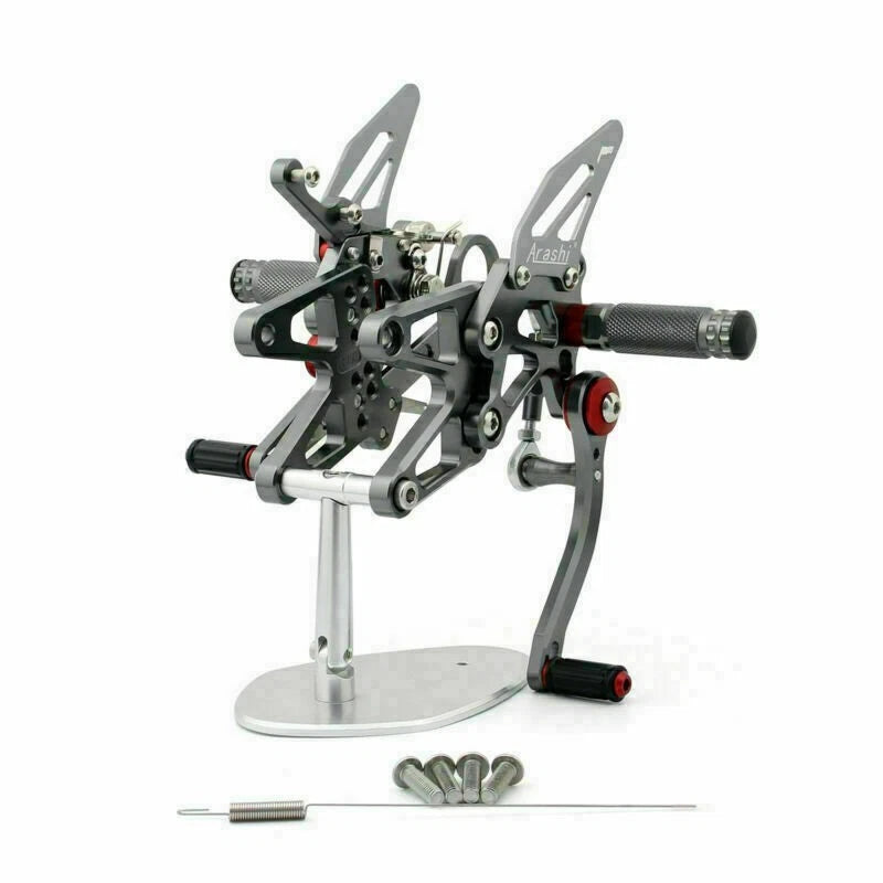 Rearset Foot Pegs for BMW S1000RR (2010–2014) Gray EJ