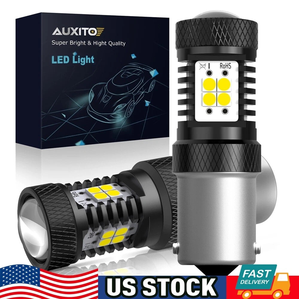 2X 1156 P21W LED Daytime Running Lights Bulb for VW Jetta (2011–2017)