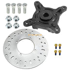 Front Wheel Hub & Brake Rotor w/Studs for Polaris Ranger 400 425 500 570 700 800 (2006–2019)