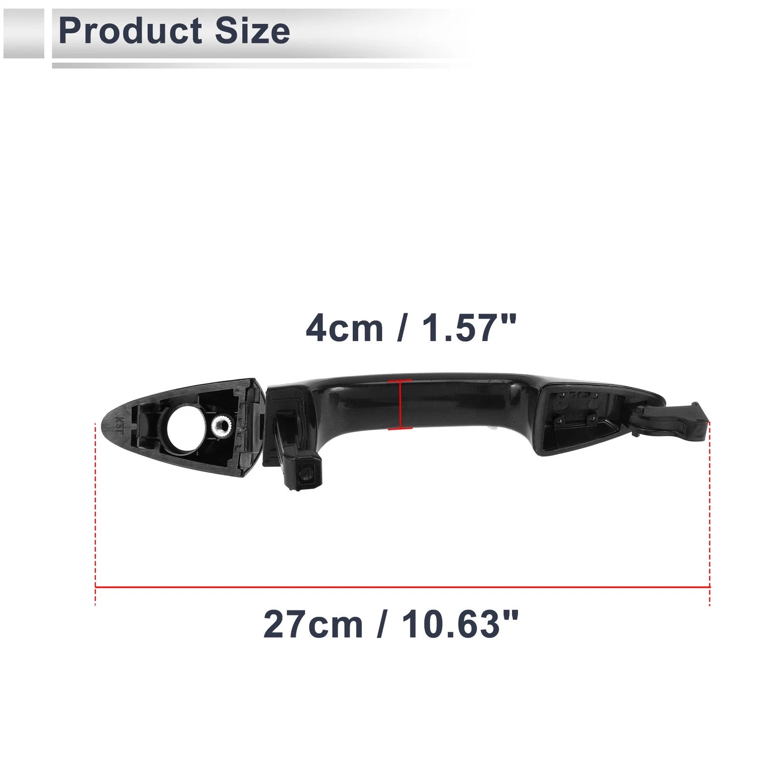 Front Left Right Door Handles for Kia Rio (2011) No. 826514X000
