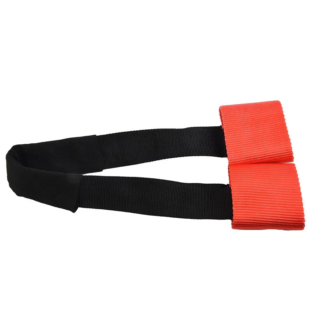 Red Handlebar Strap for Motorcycle Transport