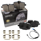 Set of 4 Akebono Euro Premium Rear Ceramic Brake Pads for BMW G01 G08 (2018–2021)
