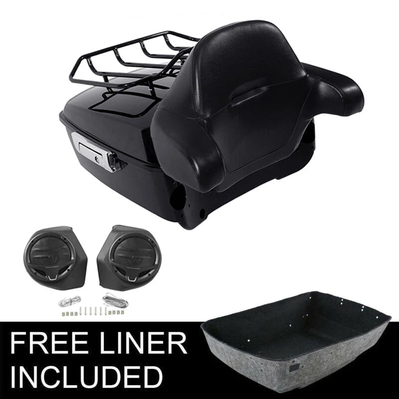 Trunk Backrest Speakers for Harley Touring CVO Road Glide (2014–2026)