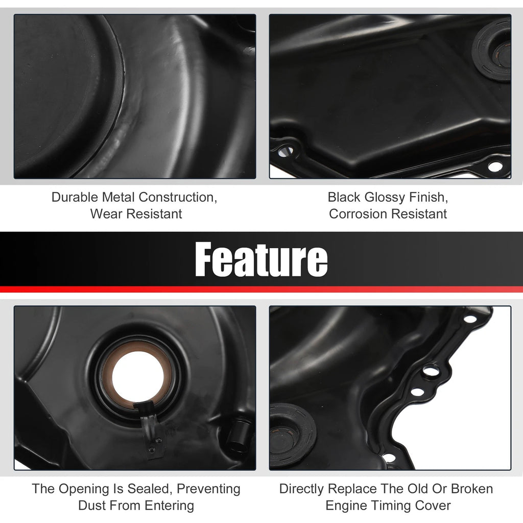 Engine Timing Chain Cover for Audi A3 A6, VW Beetle GTI Passat (06H109210AG)
