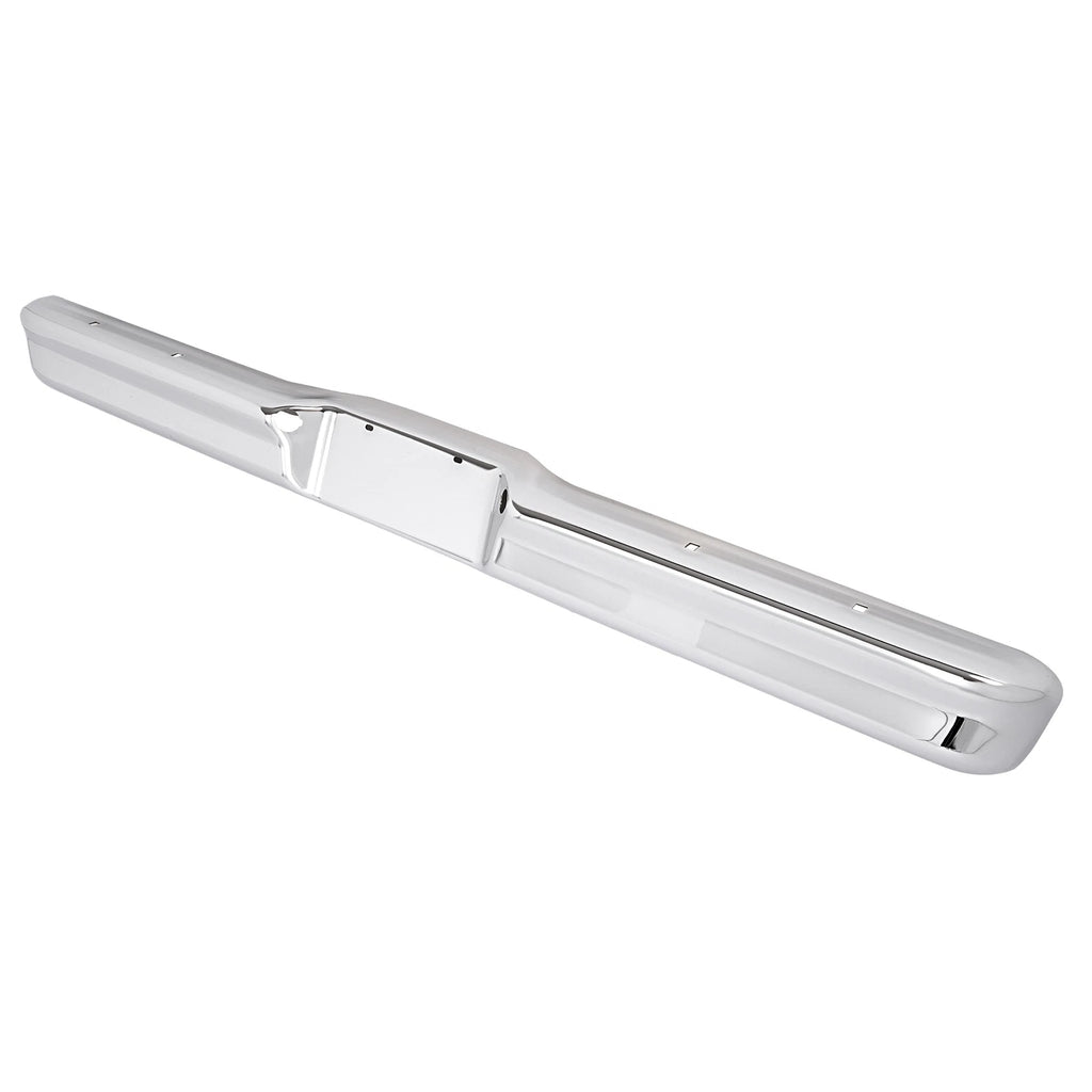 Chrome Steel Rear Bumper Face Bar for Ford F-150 Bronco (1973–1979)