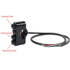 1" Handlebar Control Switches with Wiring Harness for Harley Dyna Sportster