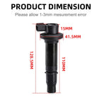 Ignition Coil Set of 4 for Yamaha YZF-R6 (1999–2002) 5EB-82310-00-00
