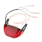 Rear Brake Turn Signals Taillight for Honda CBR 600RR (2007–2012) Red