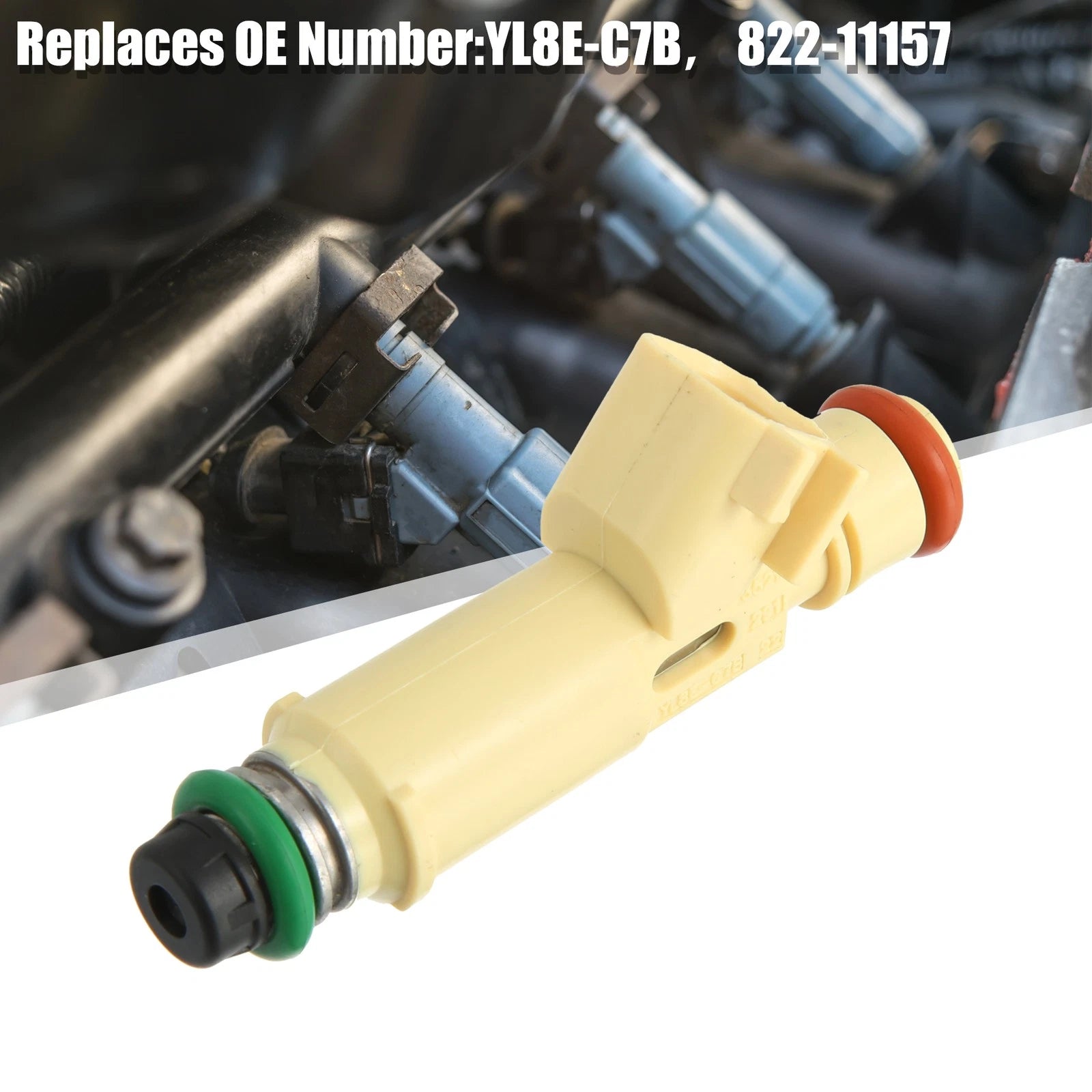 6Pcs Fuel Injector Nozzle 195500-3521 for Ford Escape 2.0L 3.0L (2001–2003)