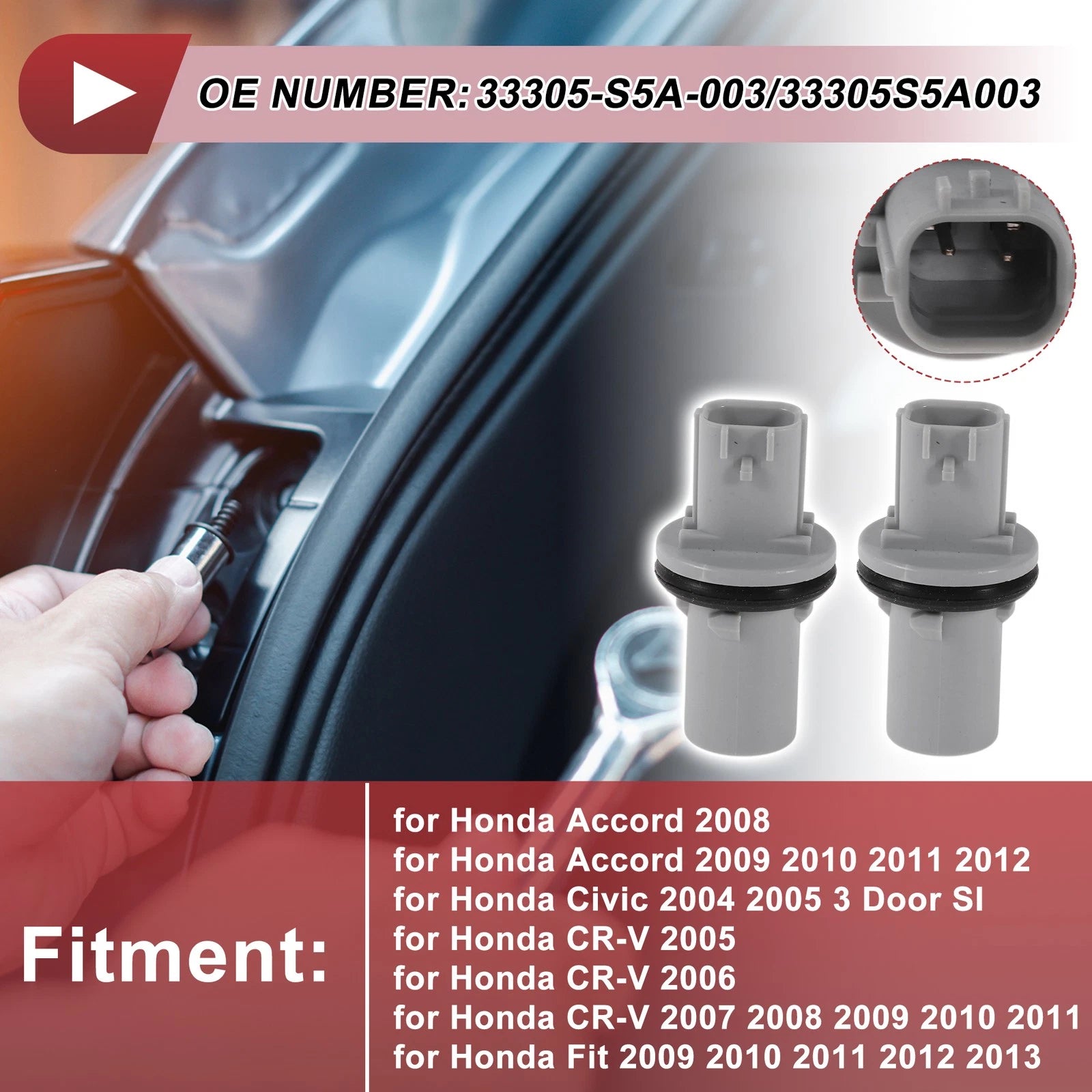 Headlight Side Marker Light Socket for Honda Accord (2008–2012) No. 33305-S5A-003