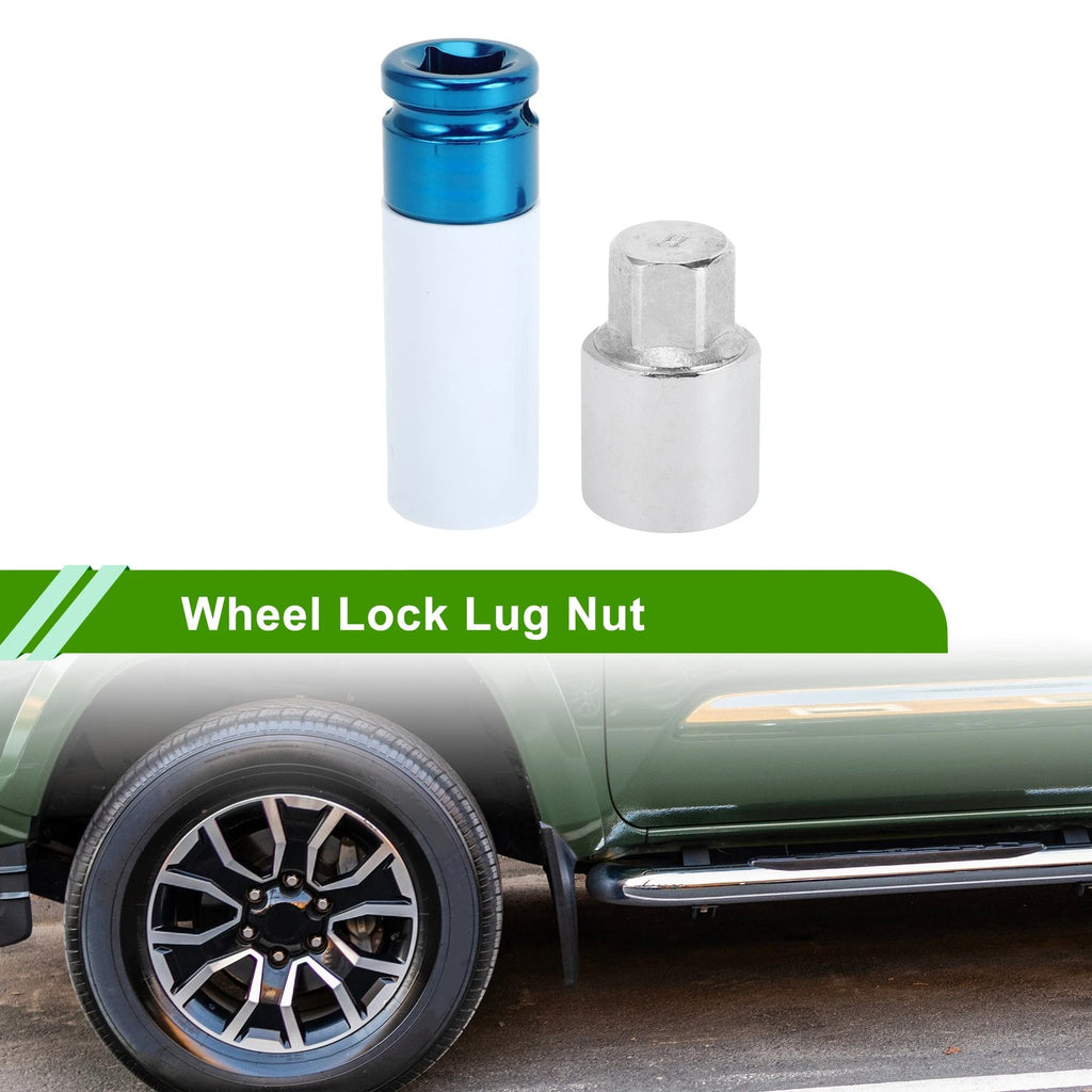 Set of 4 Wheel Lock Lug Nut Anti-theft Key for Toyota (H)