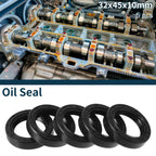 Set of 5 Oil Seal Rotary Shaft Seal NBR Rubber 32x45x10mm for Various Models