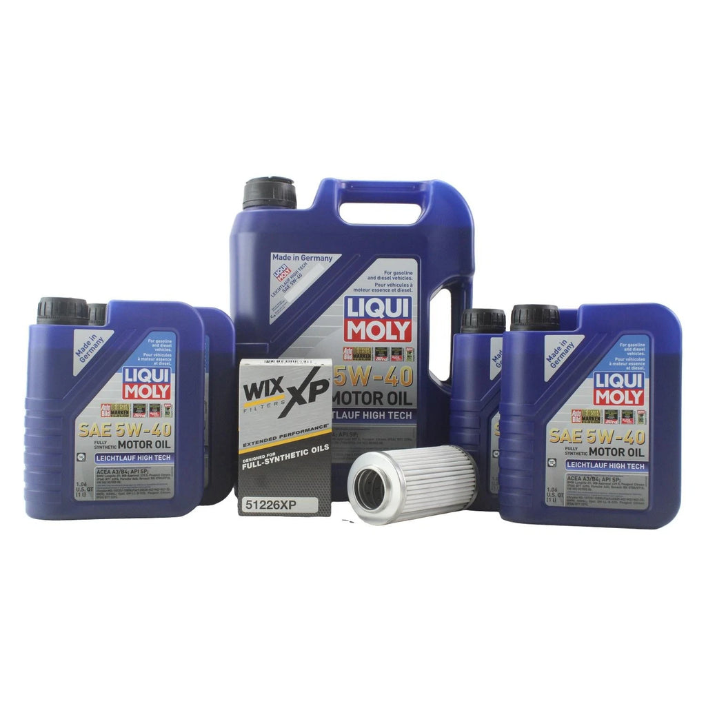 Engine Oil Change Kit 9L Liqui Moly 5W40 for Mercedes W211 W220 (2003–2010)