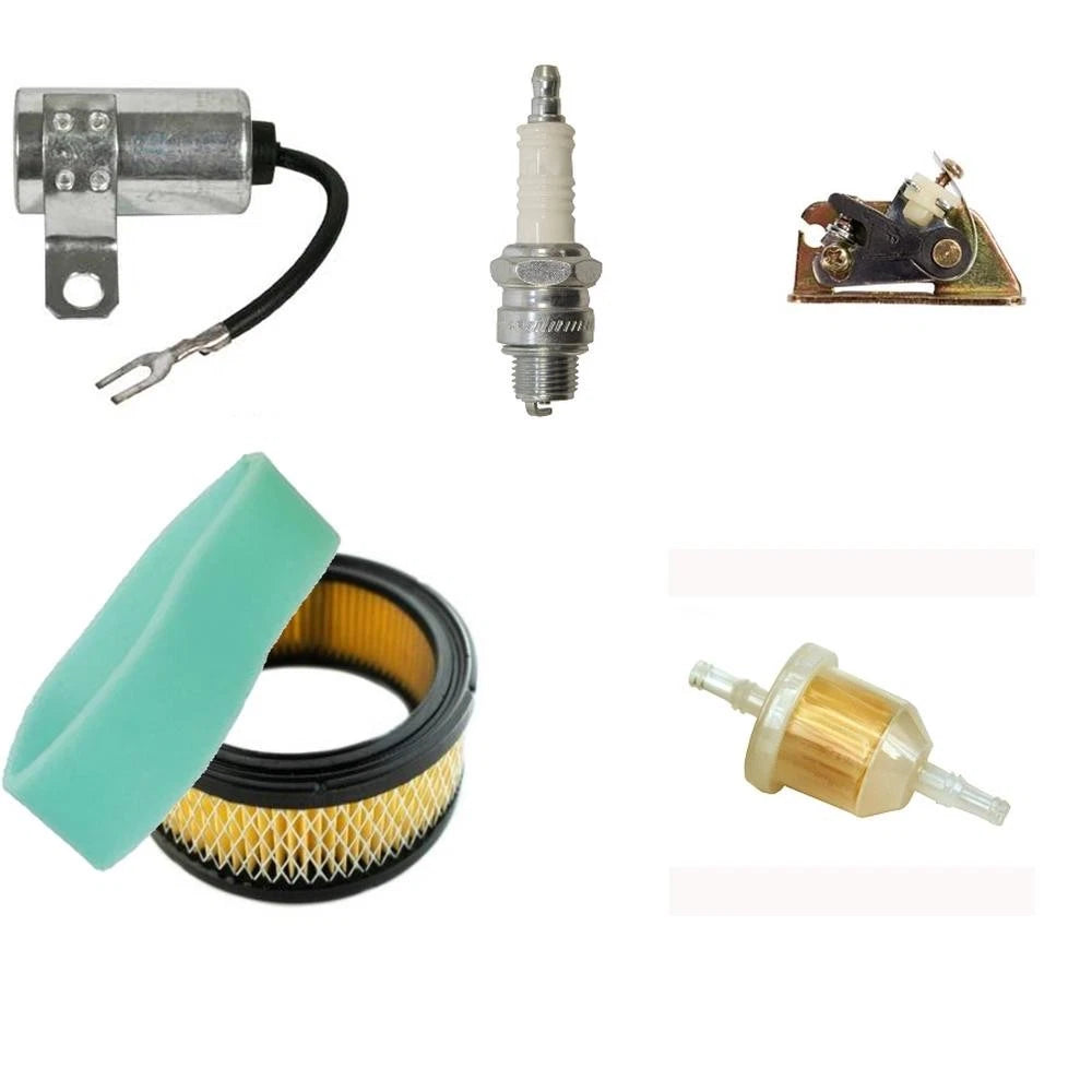 Tune Up Kit for Kohler K Series (Air & Fuel Filters, Spark Plug, Points, Condenser)