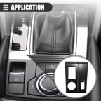 Carbon Fiber Gear Shift Panel Trim for Mitsubishi Outlander (2022)