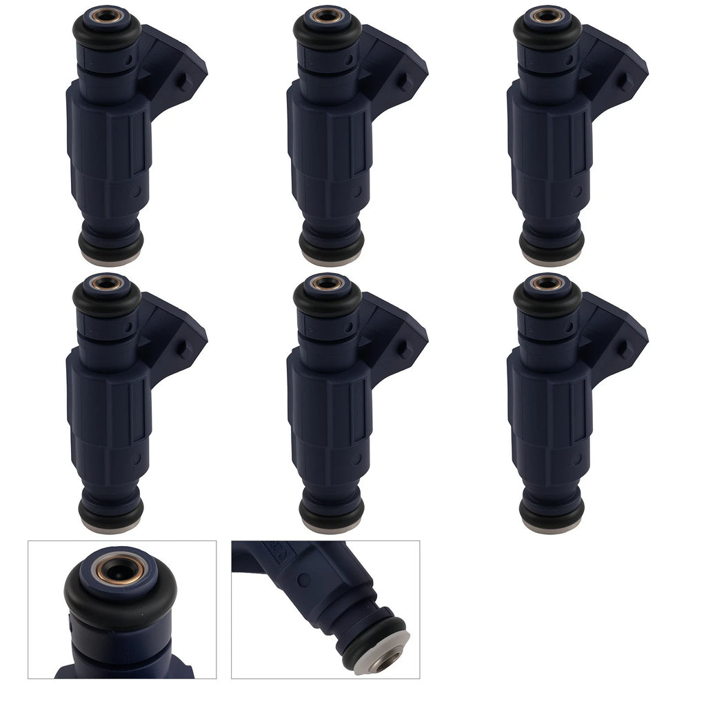 6 Fuel Injectors Assembly for Mercury Mountaineer 4.0L V6 (2002) 1L2E9F593B5A