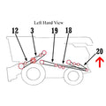 Straw Spreader Belt for John Deere Combine (AMZ33774, Z33774)