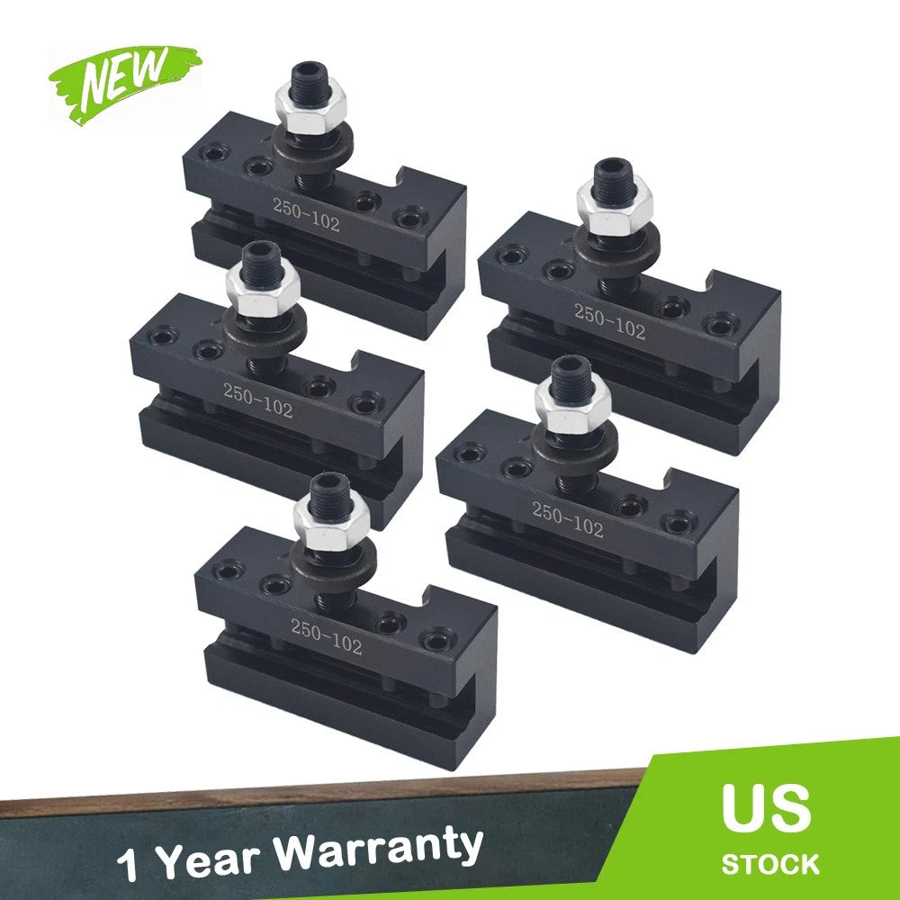 Set of 5 Quick Change Tool Post Boring Turning Holders for AXA 250-102 (6-12")