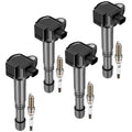 Set of 4 Engine Transmission Mounts for Toyota Corolla (1998–2002)