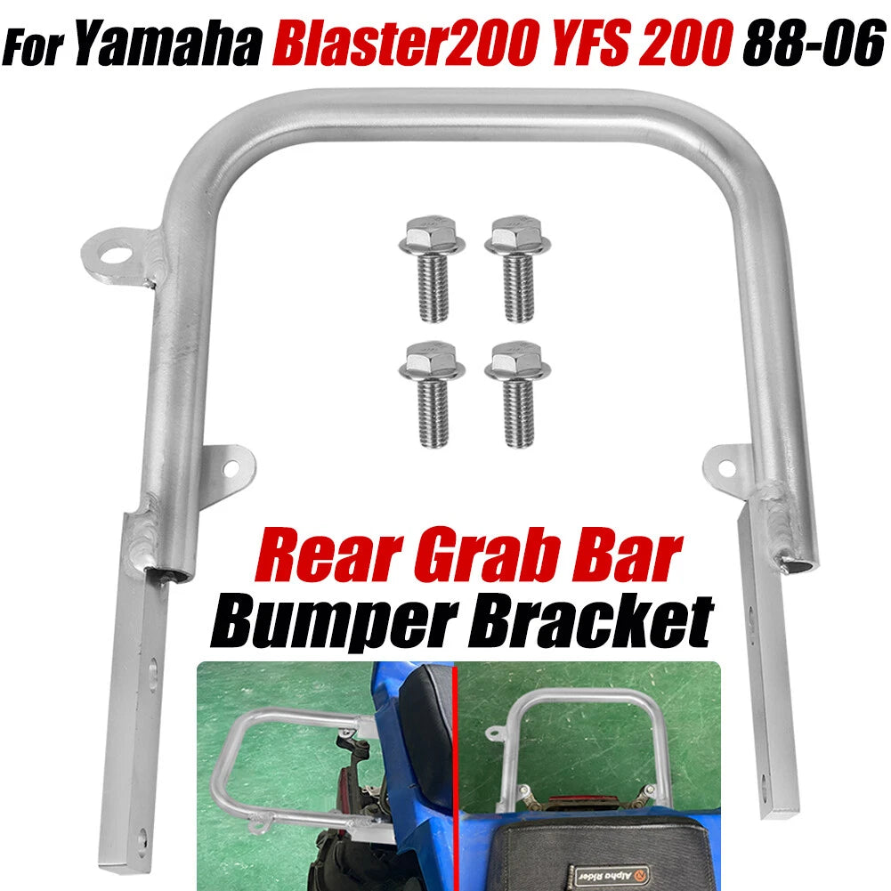Aluminum Rear Grab Bar Back Bumper Bracket for Yamaha Blaster YFS200 (1988–2006)