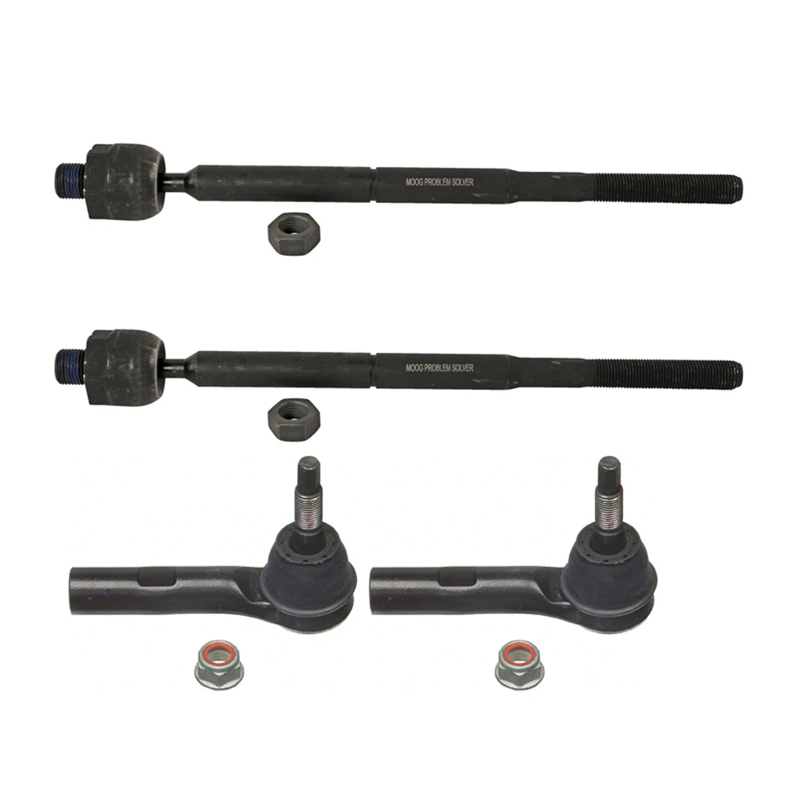 Moog Front Inner & Outer Steering Tie Rod End Kit for Dodge Chrysler RWD