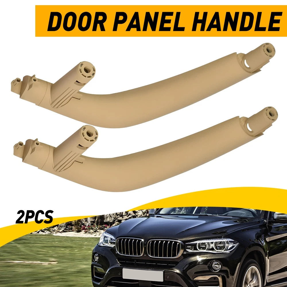Set of 2 Inner Door Handle Trim Covers for BMW X5 X6 (2014â2019)