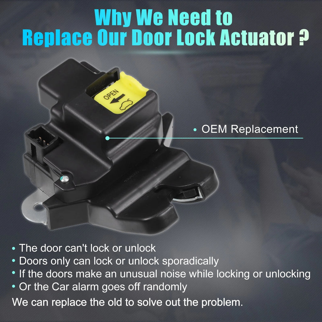 Rear Liftgate Door Lock Actuator for Kia Rio (2018–2023) No. 81230H9031/81230H9030