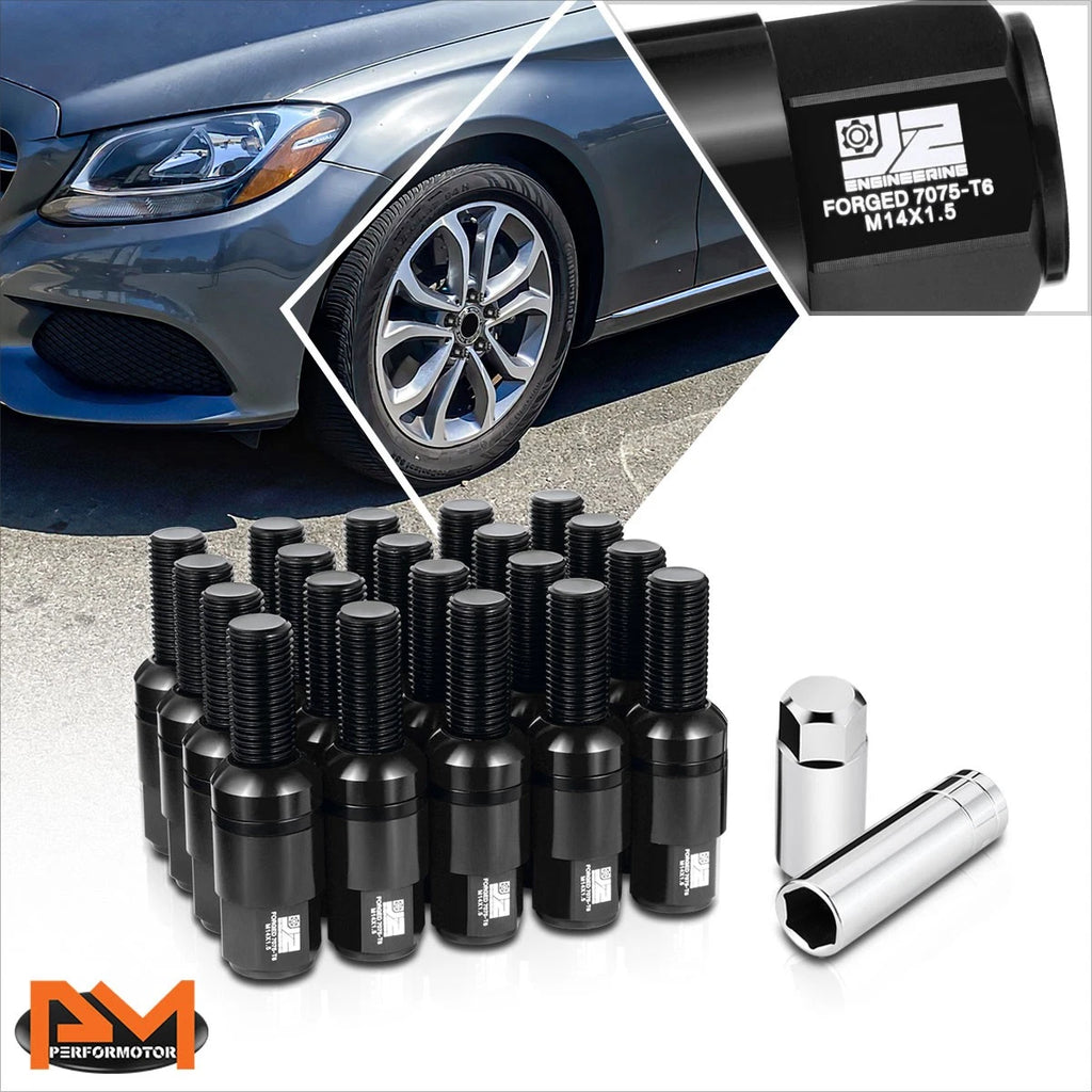 20 PCS M14 x 1.5 Closed End Lug Bolts for Mercedes-Benz