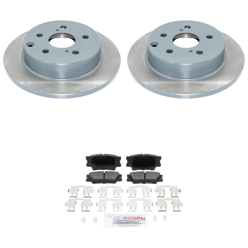 DuraGo Rear Rotors & Bosch Blue Ceramic Brake Pads Kit for HS250h RAV4 (2010–2012)