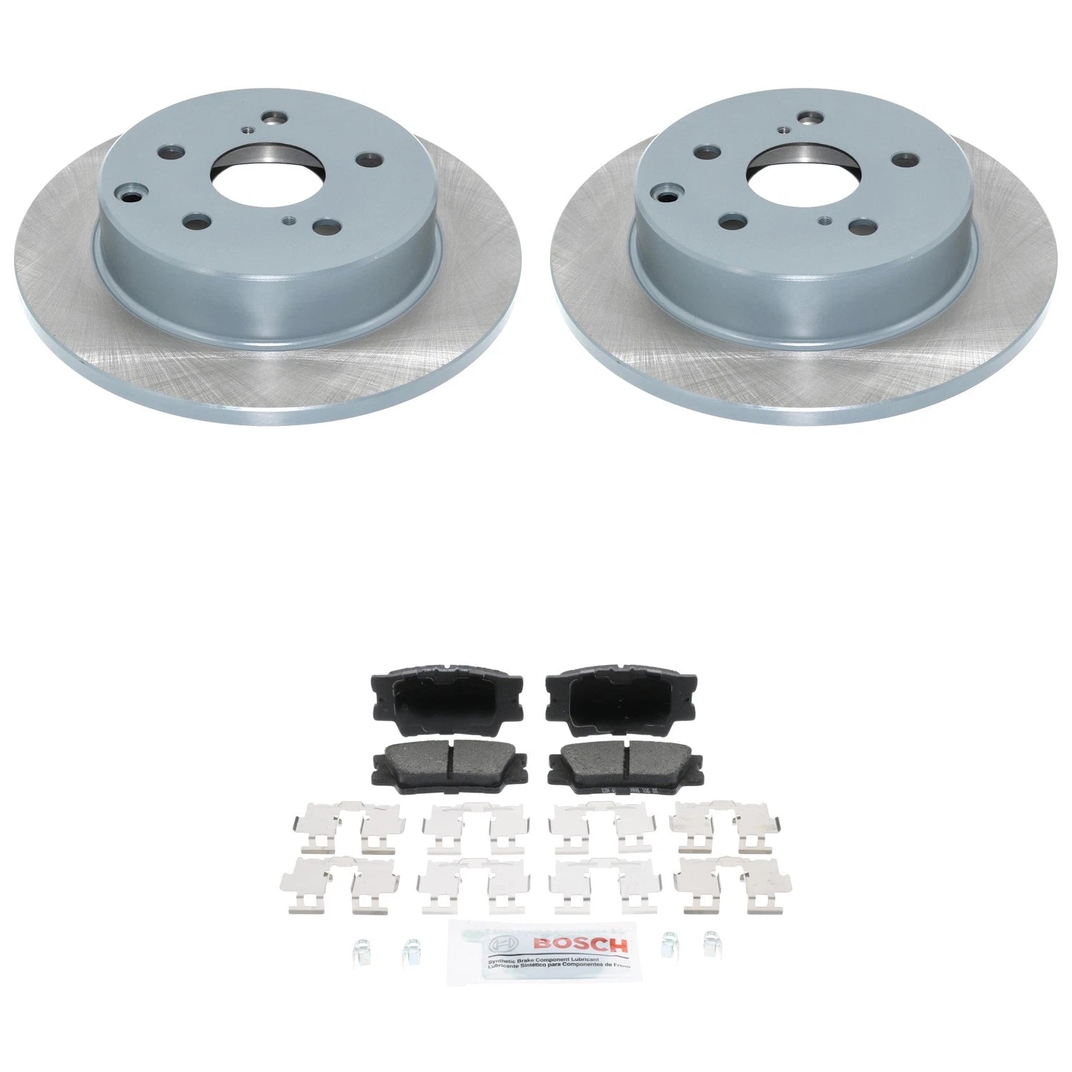 DuraGo Rear Rotors & Bosch Blue Ceramic Brake Pads Kit for HS250h RAV4 (2010–2012)