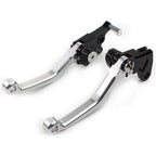 CNC Pivot Brake Clutch Lever for Suzuki DRZ400S DRZ400SM DRZ400E (2000–2022) Silver