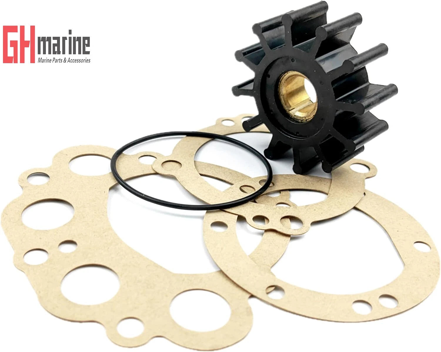 Engine Flexible Impeller Kit for Westerbeke 10-20 Inboard Motors (Marine)