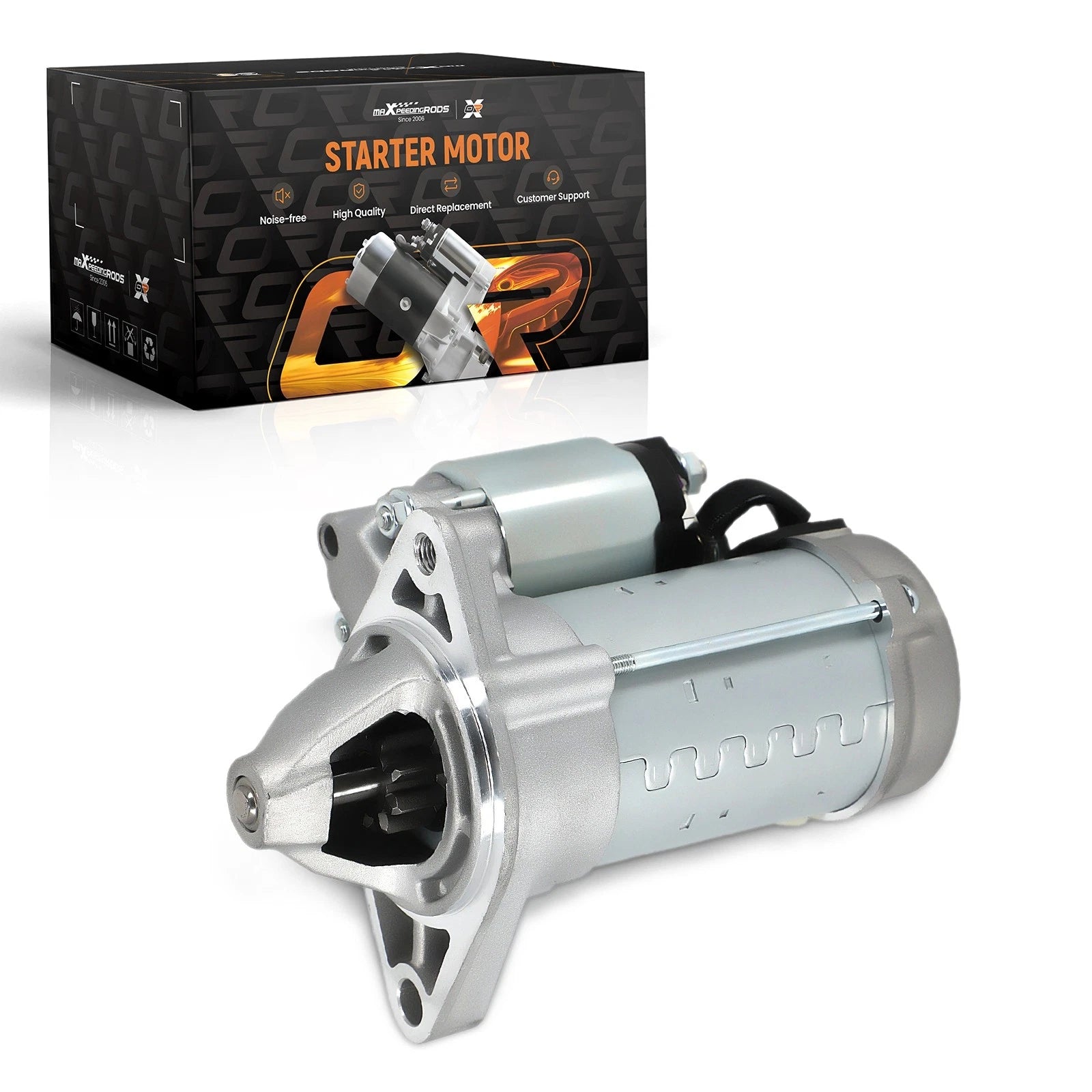 Starter for Pontiac Vibe, Toyota Corolla, Matrix L4 1.8L (2009–2016) 9T PMGR CW